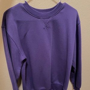 Purple crewneck